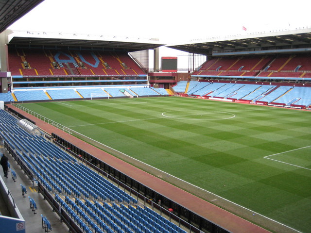 Vista de Villa Park, el estadio del Aston Villa en Birmingham